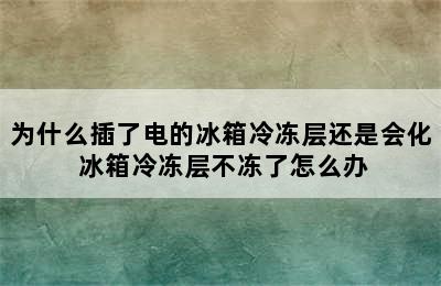 为什么插了电的冰箱冷冻层还是会化 冰箱冷冻层不冻了怎么办